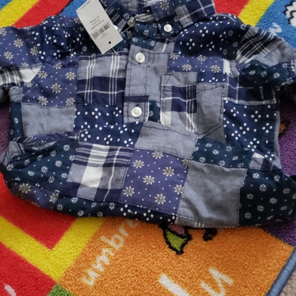 Toddler button up